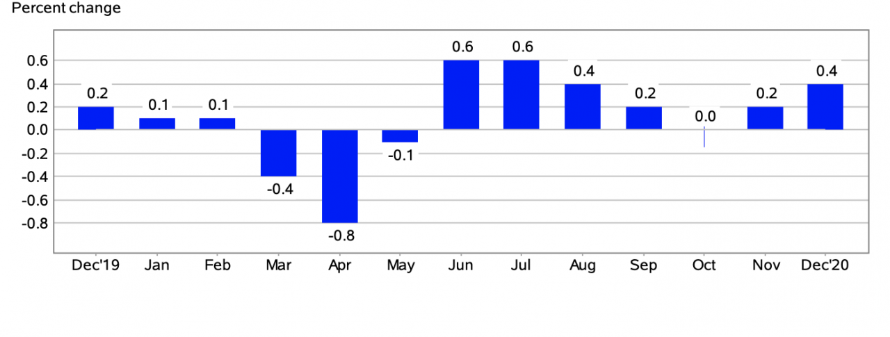 The Consumer Price Index (CPI) Increased 0.4% in December | CPI