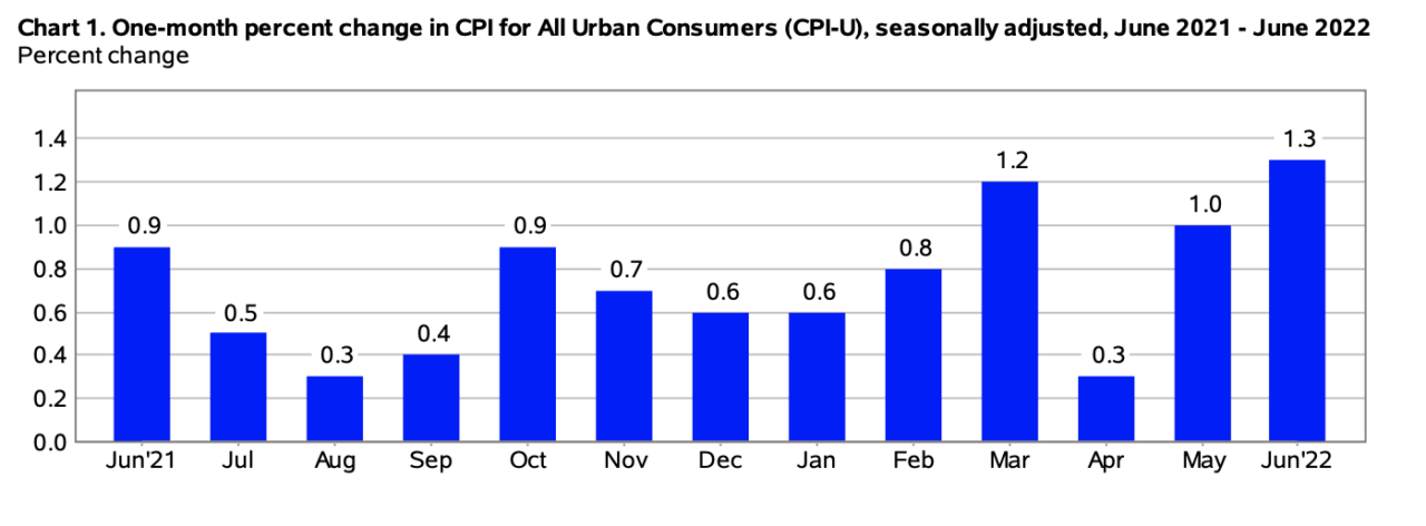 The Consumer Price Index Rose 1.3% Seasonally Adjusted And 9.1% ...