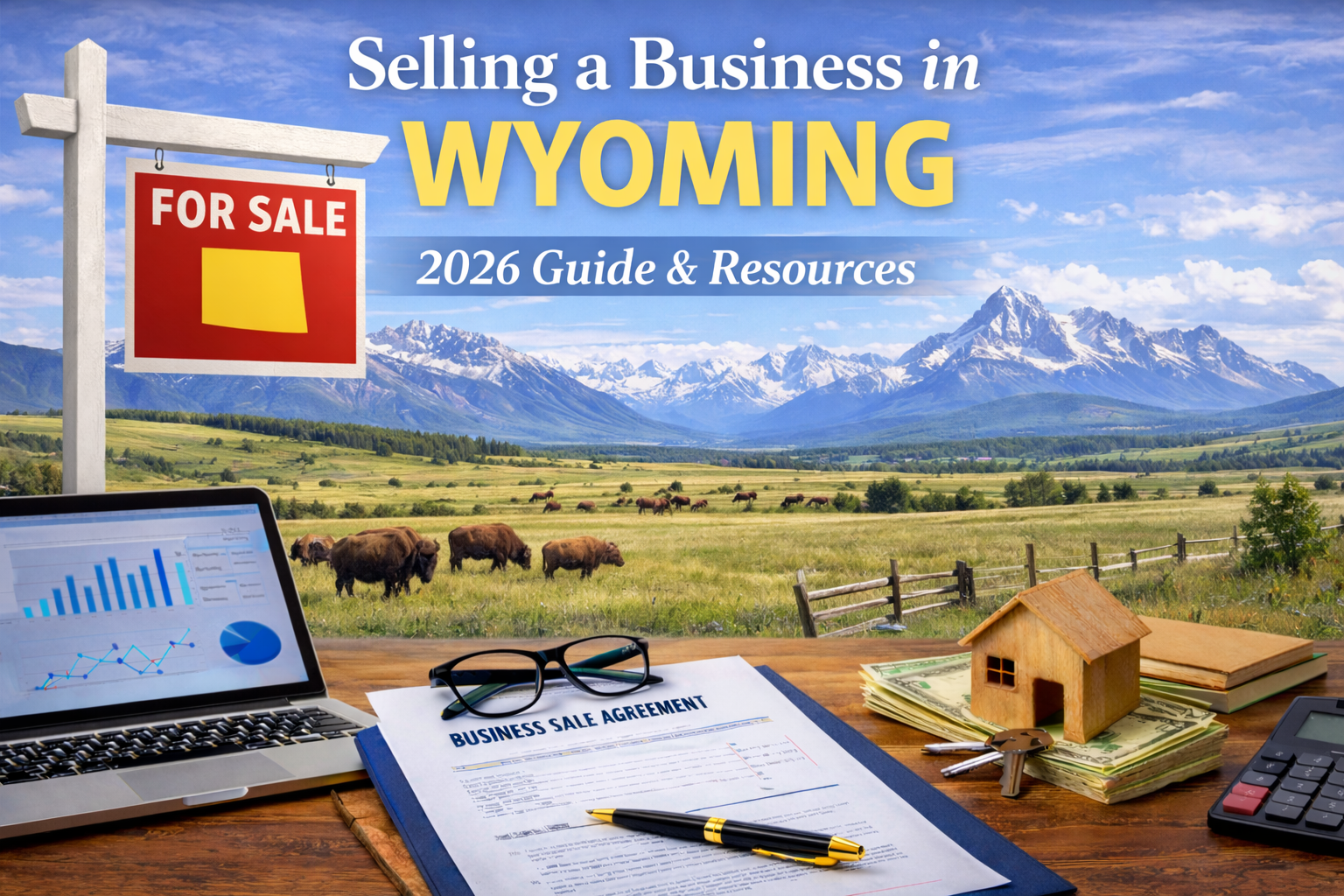 Wyoming business sale sign